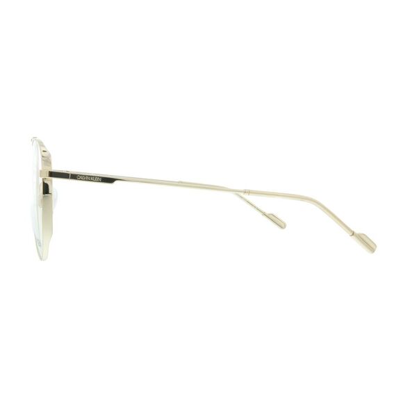 Calvin Klein CK21100 717 Shiny Gold Aviator Eyeglasses